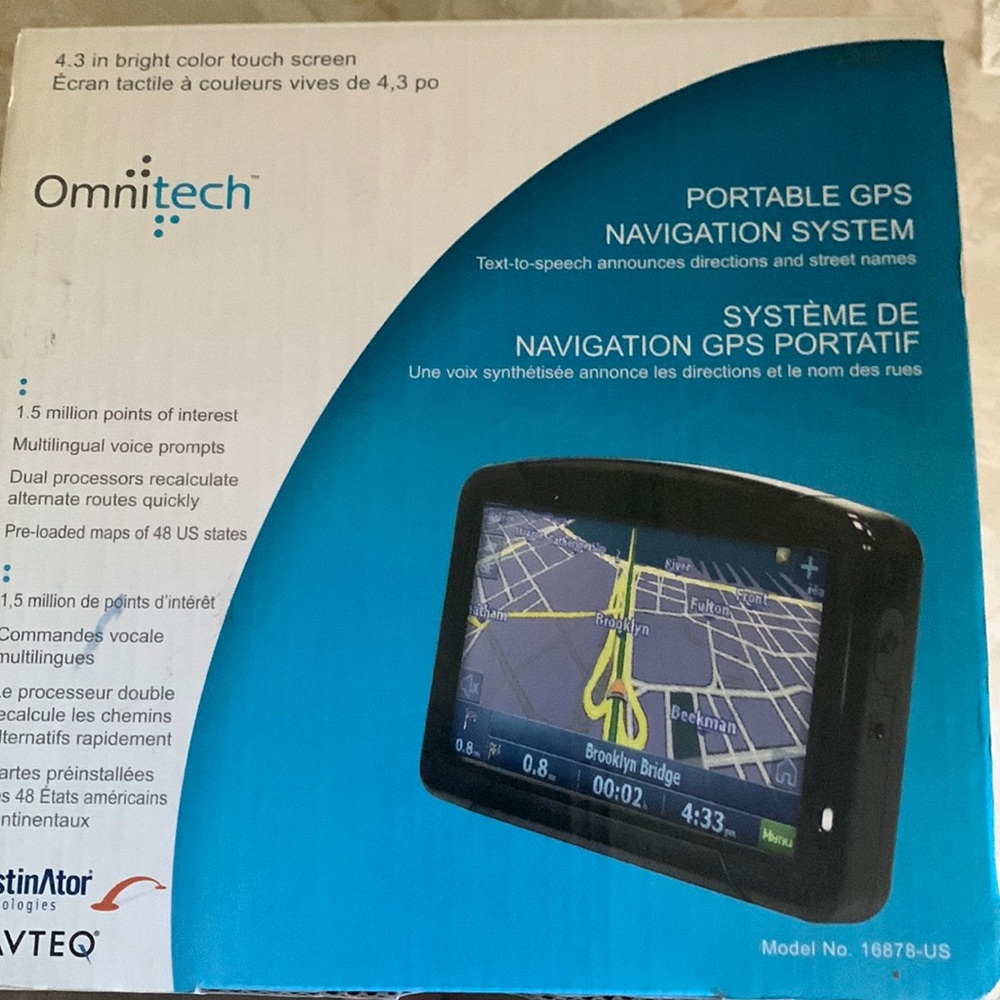 Omnitech navigation brand new in a box